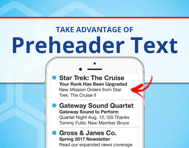 Take advantage of preheader text